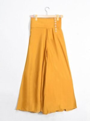 Women's stiched trouser grip plain palazzo