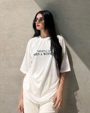 T-Shirt Women's Stitched Jersey Printed T-Shirt