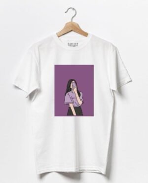 T-Shirt for Women Stylish Printed Round Neck