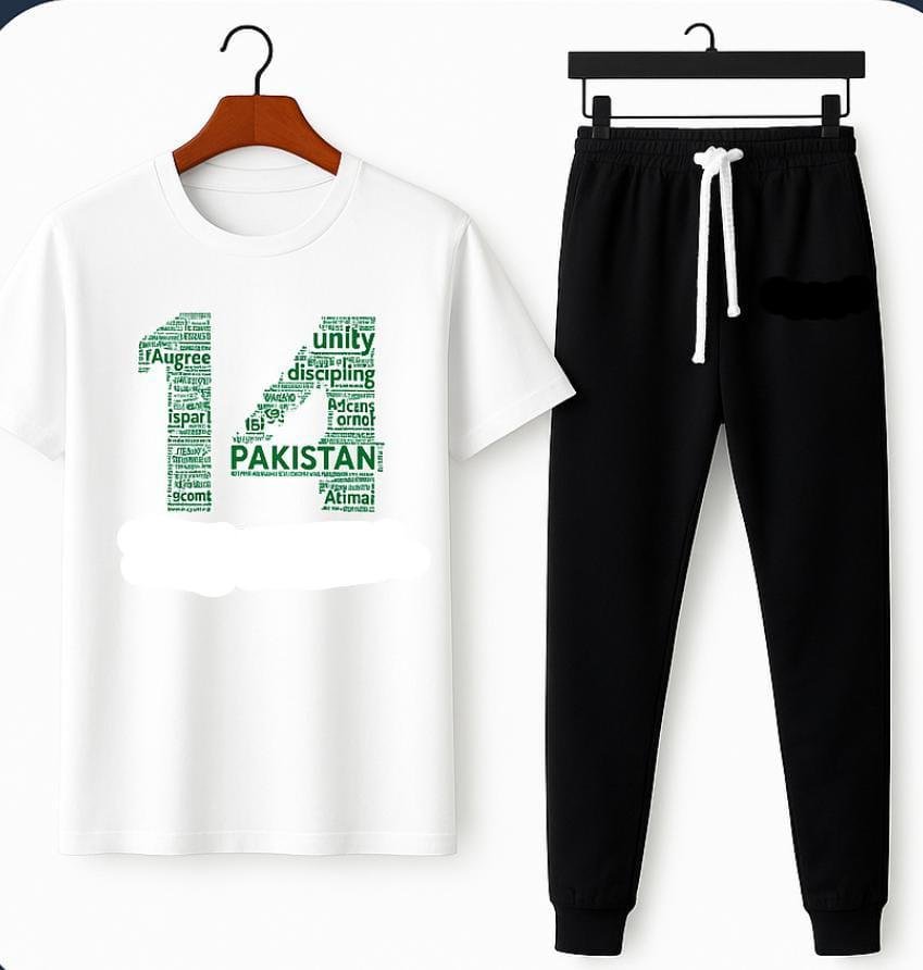 Men's Printed Track Suit - 1 Pc Polyester Athletic Outfit - 14th August
